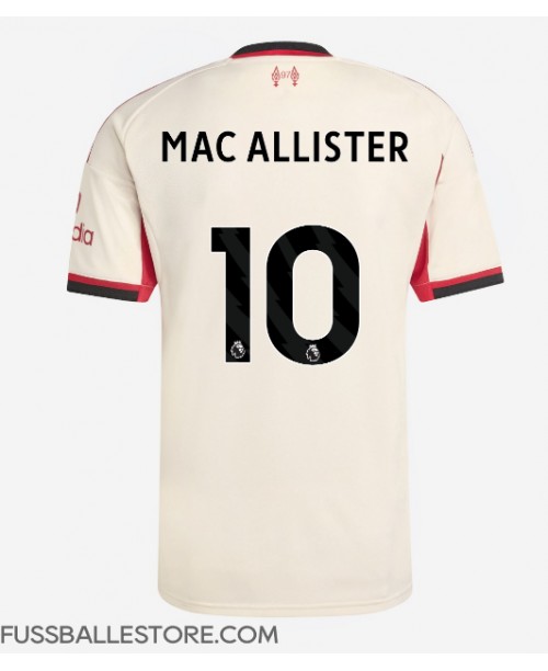 Günstige Liverpool Alexis Mac Allister #10 Auswärtstrikot 2025-26 Kurzarm